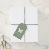 Pastel Elegante Pasen Cadeaulabel (Met Touw)