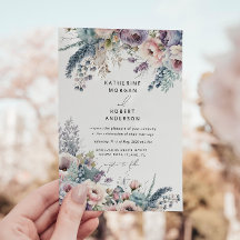 Pastel Elegante Tuin Bloemen Bruiloft