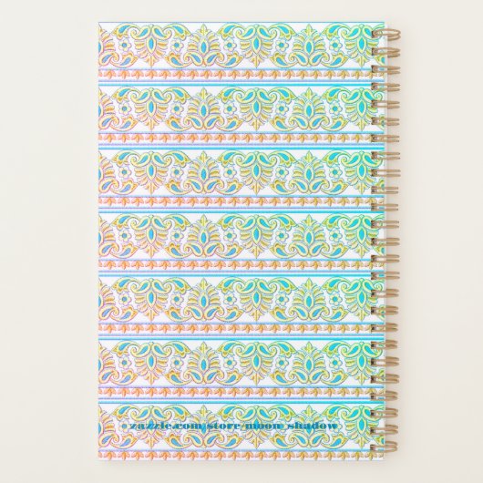 Pastel Embroidery Beautiully Boho 2023 Planner (Achterkant)