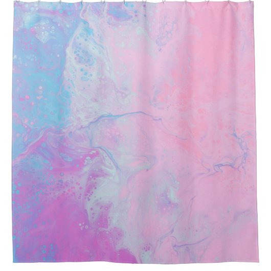 PASTEL- EN BLAUWE SCHULD DOUCHEGORDIJN (Voorkant)