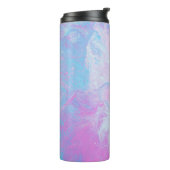 PASTEL- EN BLAUWE SCHULD THERMOSBEKER (Gedraaid links)
