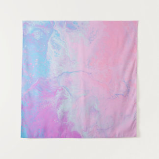 PASTEL- EN BLAUWE SCHULD WANDKLEED