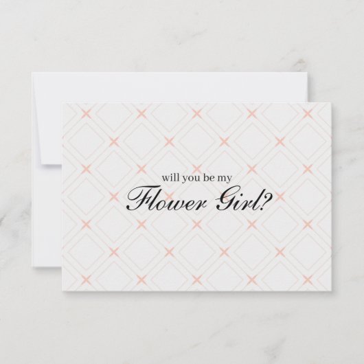 Pastel en crème worden mijn Bloemenmeisje (Voorkant)