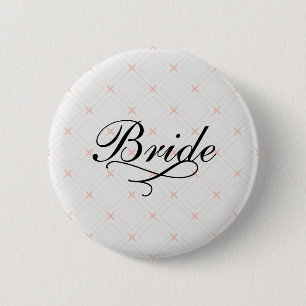 Pastel en geometrische bride van de Cream Ronde Button 5,7 Cm