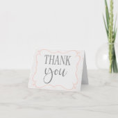 Pastel en geometrische vormgeving bedankkaart (Voorkant)