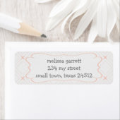 Pastel en geometrische vormgeving etiket (Insitu)