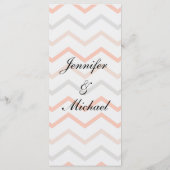 Pastel en geometrische vormgeving menu (Achterkant)