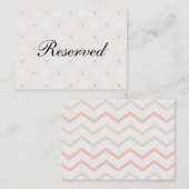 Pastel en geometrische vormgeving plaatskaartje (Voorkant / Achterkant)