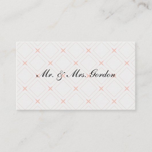 Pastel en geometrische vormgeving plaatskaartje (Voorkant)