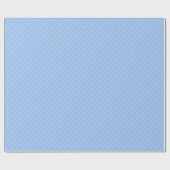 Pastel en lichte blauwe kleine pooldots cadeaupapier (Vlak)