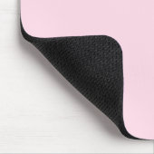 Pastel en Roze Kwast Script Naam Muismat (Hoek)