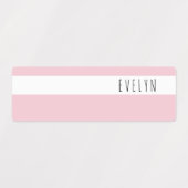 Pastel en Shimmer Skinny Lettertype Waterdichte Na Labels (Design 1)