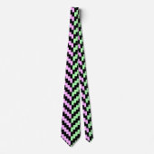 Pastel en zwarte stropdas (Voorkant)