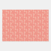 Pastel Engels Tuin Vrijgezellenfeest Inpakpapier Vel (Voorkant 2)