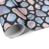 Pastel Esoteric Moonstones Purple Magic Cadeaupapier (Rol Hoek)