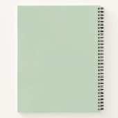 Pastel Esthetisch Modern Notitieboek Journaal (Achterkant)