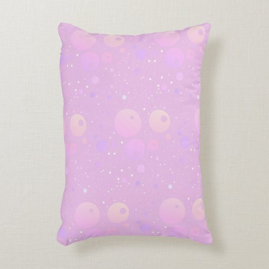 Pastel esthetisch roze stippen patroon accent kussen (Voorkant(Verticaal))