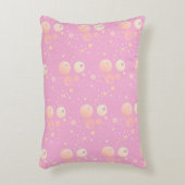 Pastel esthetisch roze stippen patroon accent kussen (Voorkant(Verticaal))