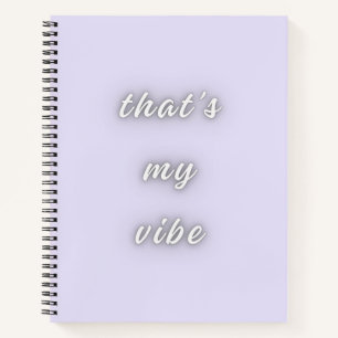 Pastel Esthetisch Schoon Notitieboek Journaal