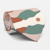 Pastel Esthetische Abstracte  Stropdas (Opgerold)