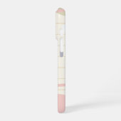 Pastel Esthetische Minimale Hoestelcase iPhone Hoesje (Linkerkant)
