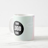 Pastel Esthetische Moderne Koffiemok voor Klein Be (Voorkant links)