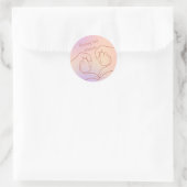 Pastel Esthetische Vintage Moeder Sticker (Tas)