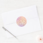 Pastel Esthetische Vintage Moeder Sticker (Envelop)
