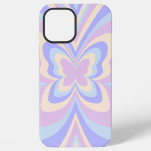 Pastel Esthetische Vlinder Trippy Groovy Psychedel iPhone 12 Pro Max Hoesje