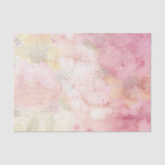Pastel etherische bloemen tissuepapier