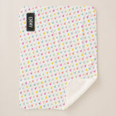 Pastel F-15E Strike Eagle Fighter Jet Custom Sherpa Deken (Voorkant)