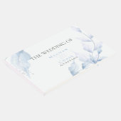 Pastel Faded Lila en Stusty Blue Foliage Gastenboek (Hoek)