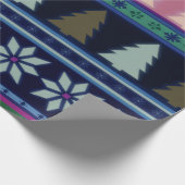 Pastel Fair Isle Kerstmis 2 Cadeaupapier (Hoek)