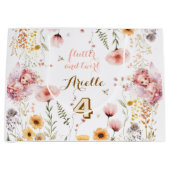 Pastel Fairy bloementuin thee feest verjaardag Groot Cadeauzakje (Voorkant)