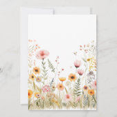 Pastel Fairy bloementuin thee feest verjaardag Kaart (Achterkant)