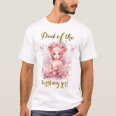 Pastel Fairy bloementuin thee feest verjaardag vad T-shirt (Voorkant)