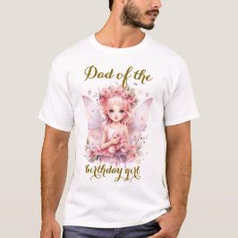 Pastel Fairy bloementuin thee feest verjaardag vad T-shirt