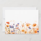 Pastel Fairy Eerste Magische Verjaardag Foto Kaart (Achterkant)