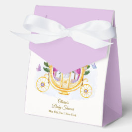 Pastel Fairytale Princess Carriage Baby Shower Bedankdoosjes