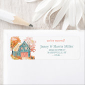 Pastel Fall Barn Return Address Labels (Insitu)