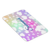 Pastel Falling Hearts gepersonaliseerd Magneet (Rechterzijde)