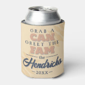 Pastel Family Reunion Quote ontworpen Koelbox Blikjeskoeler (Blikje Voorkant)