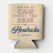 Pastel Family Reunion Quote ontworpen Koelbox Blikjeskoeler (Voorkant)