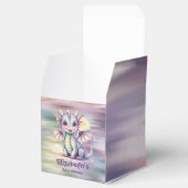 Pastel Fantasy Dragon Baby Shower Bedankdoosjes (Geopend)