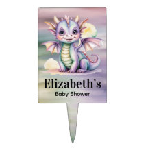Pastel Fantasy Dragon Baby Shower