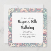 Pastel Fantasy Griffin Kaart (Achterkant)