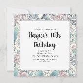 Pastel Fantasy Griffin Kaart (Achterkant)