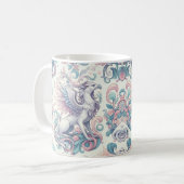 Pastel Fantasy Griffin Koffiemok (Voorkant links)