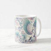 Pastel Fantasy Griffin Koffiemok (Voorkant rechts)