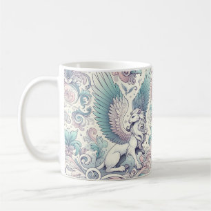 Pastel Fantasy Griffin Koffiemok